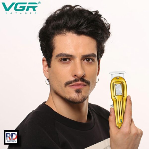 V-919 - ماكينة حلاقة وتصفيف شعر احترافية للرجال قابلة للشحن - Image 4