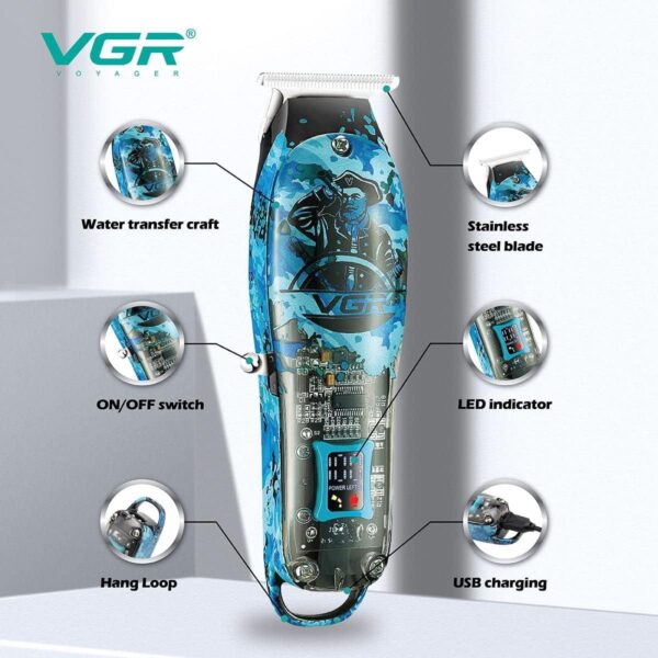 ماكينة حلاقة الشعر الاحترافية VGR V-923 - Image 2