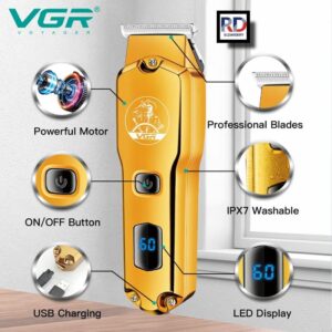 ماكينة حلاقة كهربائية للرجال قابلة للشحن - V927