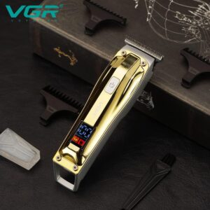 V-956 - ماكينة حلاقة كهربائية للرجال بدون سلك - قابلة للشحن مع رؤوس متعددة