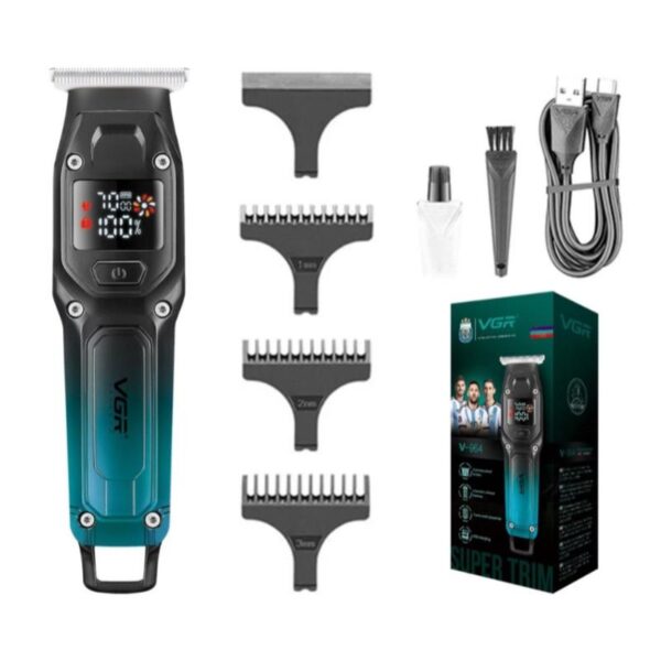 V-964 - ماكينة حلاقة كهربائية احترافية للرجال - قابلة للشحن - متعددة الرؤوس - Image 4