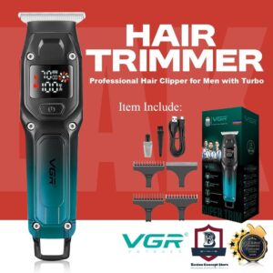 V-964 - ماكينة حلاقة كهربائية احترافية للرجال - قابلة للشحن - متعددة الرؤوس