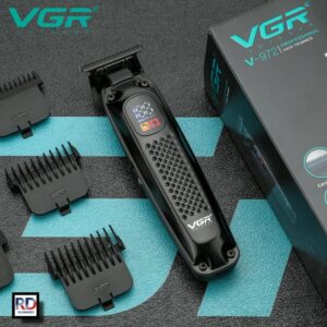 V-972 ماكينة حلاقة كهربائية للرجال - احترافية وقابلة للشحن مع رؤوس متعددة