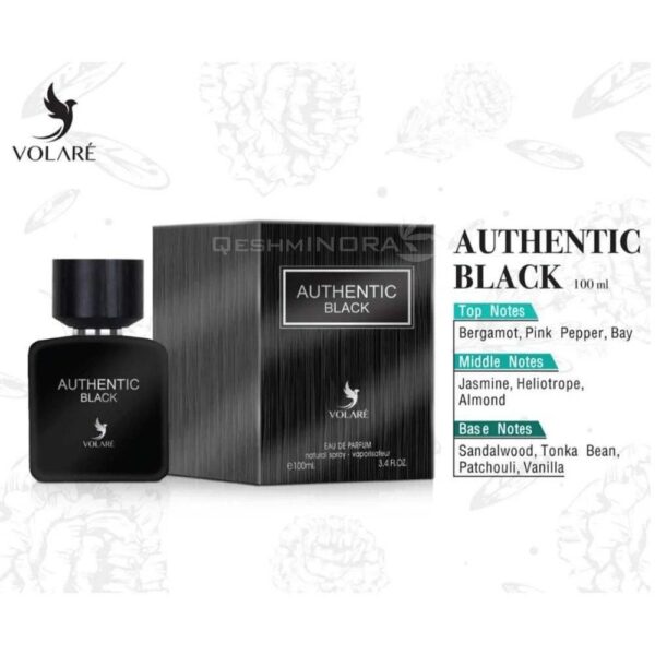 VOLARÉ عطر Black Oud للرجال - تركيز عالي من العود الاسود والعنبر - Image 3