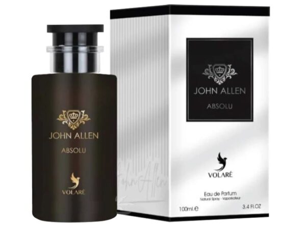 VOLARÉ عطر جون ألين - عطر خشبي عنبري للرجال - أو دو برفيوم من فولارير