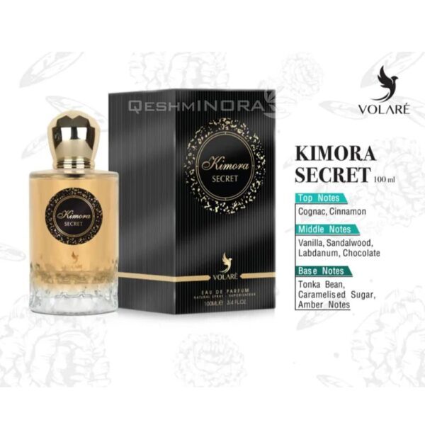 VOLARÉ عطر سيكريت أو دو برفيوم - إغراء القرفة والتمر والفانيليا للجنسين - Image 7