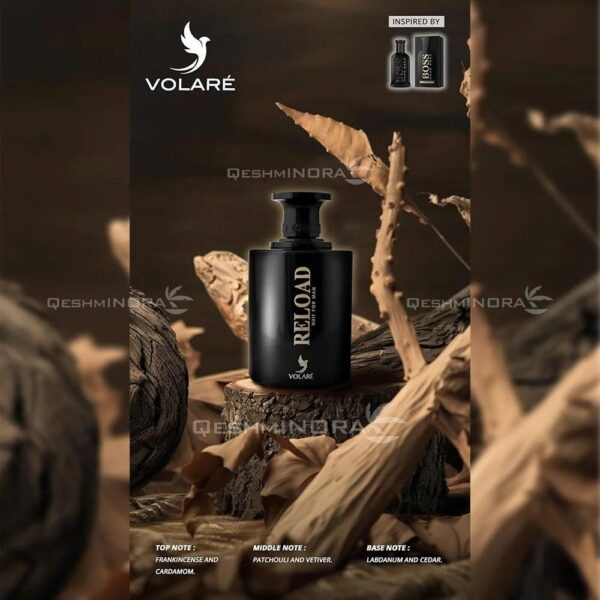 VOLARÉ عطر خشبي مميز للرجال - ريادة الأرز والباتشولي - نوت او دو برفيوم - Image 4