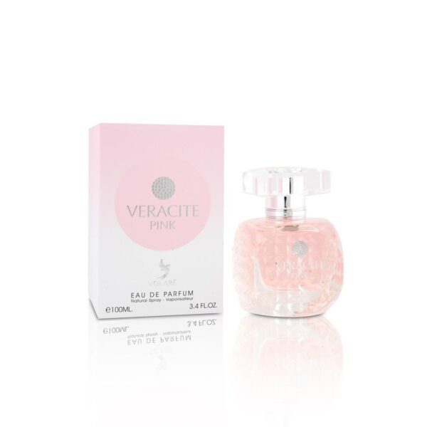 VOLARÉ عطر فيراسيت بينك او دو برفيوم للنساء - رائحة الفانيليا والياسمين العطرية