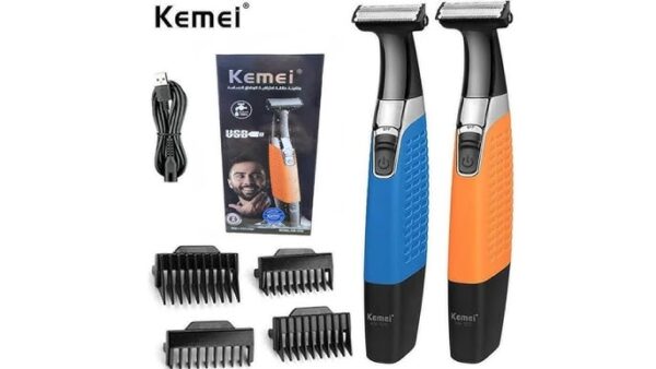 Kemei ماكينة كيمي لحلاقة الشعر والوجه والجسم والاماكن الحساسة KM-1910 - Image 2