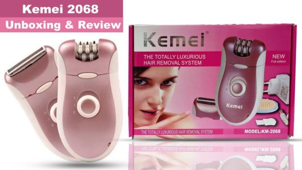 Kemei KM 2068 - ماكينة كيمي لازالة الشعر للنساء 2 فى 1 - Image 2