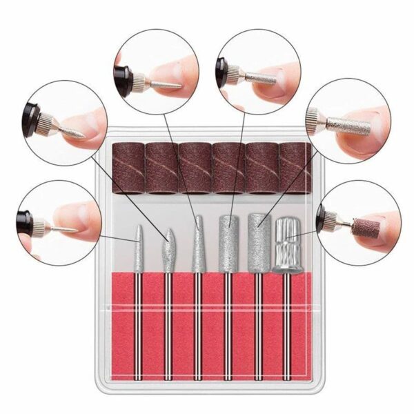 أدوات العناية بالأظافر Professional Portable Electric Nail Kit - Image 3
