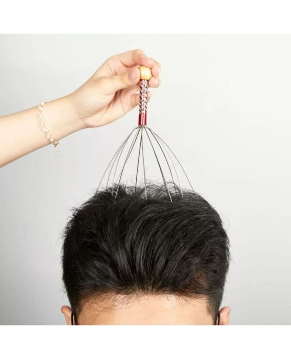 اداة تدليك فروة الراس اليدوية لتنشيط الدورة الدموية scalp massager brush - Image 2