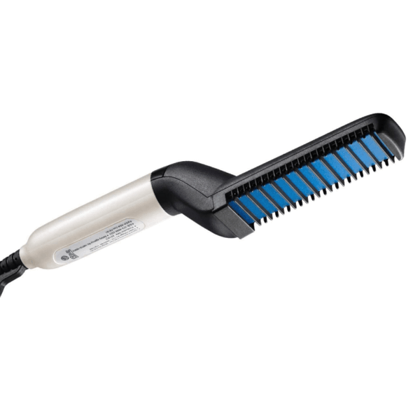 المشط الحراري للرجال لتصفيف الشعر واللحية - Enzo Beard & Hair Straightener (Black) - Image 5