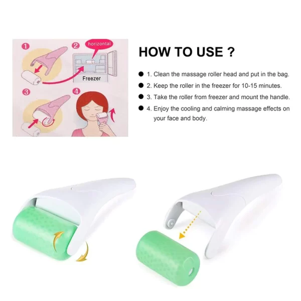 ايس رولر للوجه جل للعناية ببشرة الوجه Ice Roller For Face Eye Puffiness - Image 5