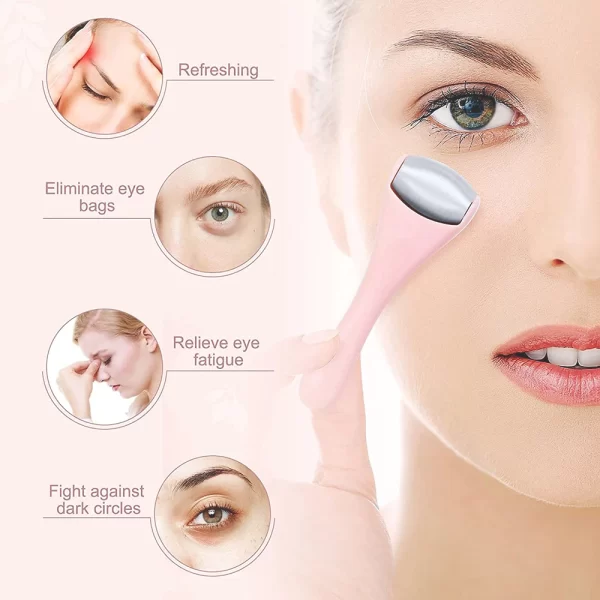 جهاز الايس رولر المعدن للوجة ولشد البشرة Ice Roller Stainless Steel For Healthier Skin - Image 7