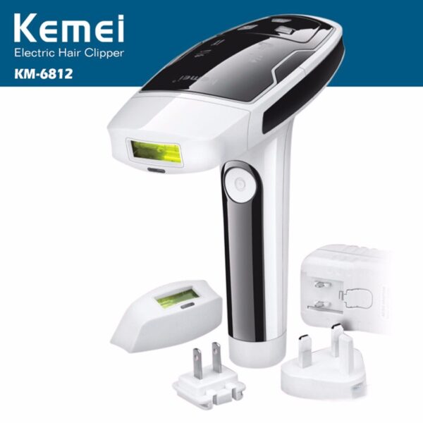 Kemei KM-6812 Hair Removal Laser Epilator جهاز ليزر لازالة الشعر الدائم بالليزر الفوتون النبضي- 20000 ألف نبضة - Image 2