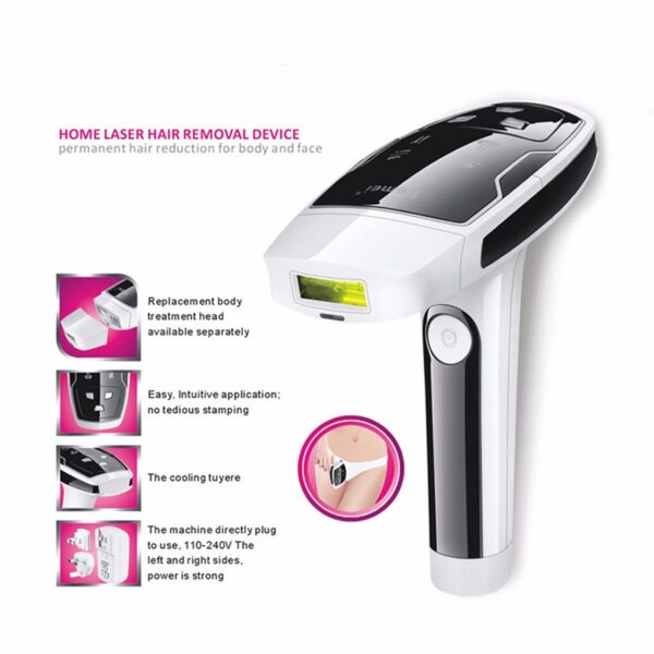 Kemei KM-6812 Hair Removal Laser Epilator جهاز ليزر لازالة الشعر الدائم بالليزر الفوتون النبضي- 20000 ألف نبضة - Image 4