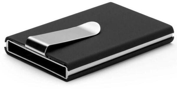 اشتري حافظة كروت معدنية لحفظ بطاقات العمل وكروت الإئتمان - metal wallet - Image 3