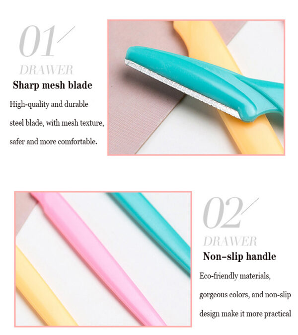 شفرات تنظيف الحواجب - Eyebrow Shaper 3 Pcs - Image 5