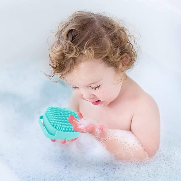 فرشاة استحمام سيليكون مع موزع صابون 2×1 Shower Brush With A Soap Dispenser - Image 8