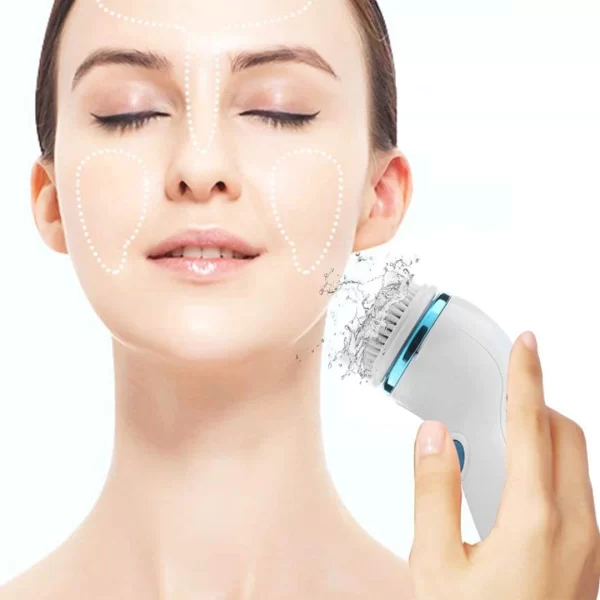فرشاة تنظيف الوجه الكهربائية والمساج 4 في1 Facial Cleaning Brush - Image 2