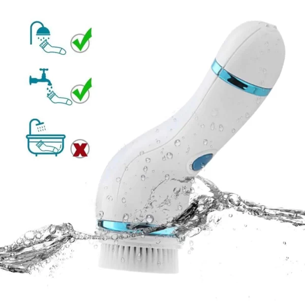فرشاة تنظيف الوجه الكهربائية والمساج 4 في1 Facial Cleaning Brush - Image 13