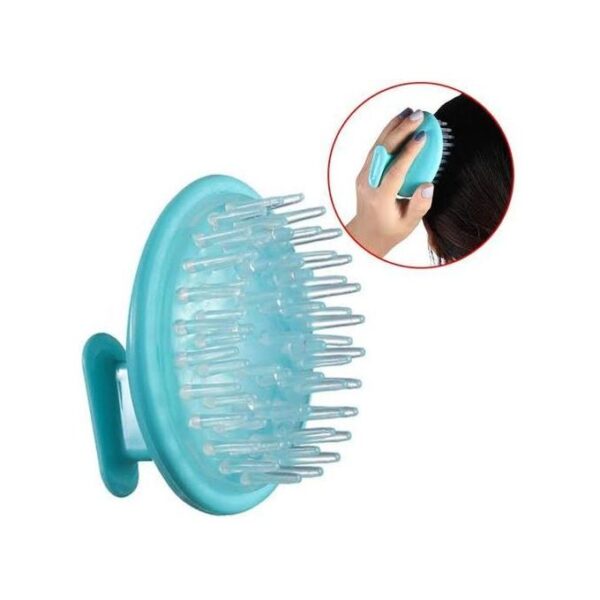 فرشاة غسيل الشعر السيليكون Silicone Hair Brush Shampoo Scalp - Image 2