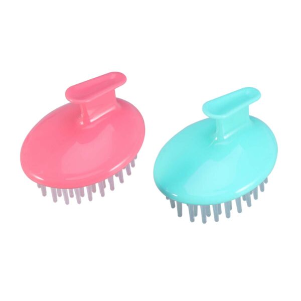 فرشاة غسيل الشعر السيليكون Silicone Hair Brush Shampoo Scalp - Image 3