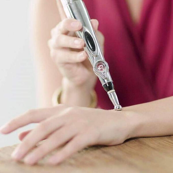 قلم المساج الطبي الكهربائي بنظام الوخز والنبضات Massage Pen - Image 2