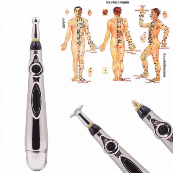 قلم المساج الطبي الكهربائي بنظام الوخز والنبضات Massage Pen - Image 4