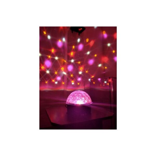 كرة الديسكو الدوارة المضيئة بالوان متعددة للحفلات تعمل بالشحن والبلوتوث - Disco Magic Light Ball - Image 3