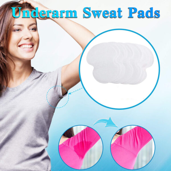 لاصقة امتصاص العرق 6 أزواج - Disposable Underarm Shields Pads - 6 Pairs - Image 6