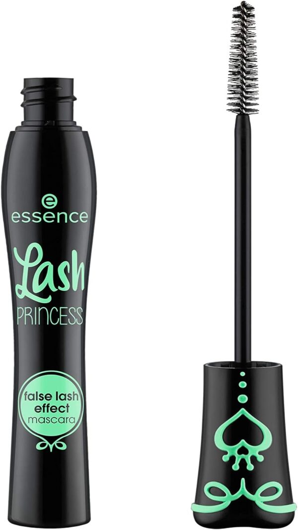 essence mascara الأصلية خضراء لاش برينسيس لتكثيف الرموش - اسود
