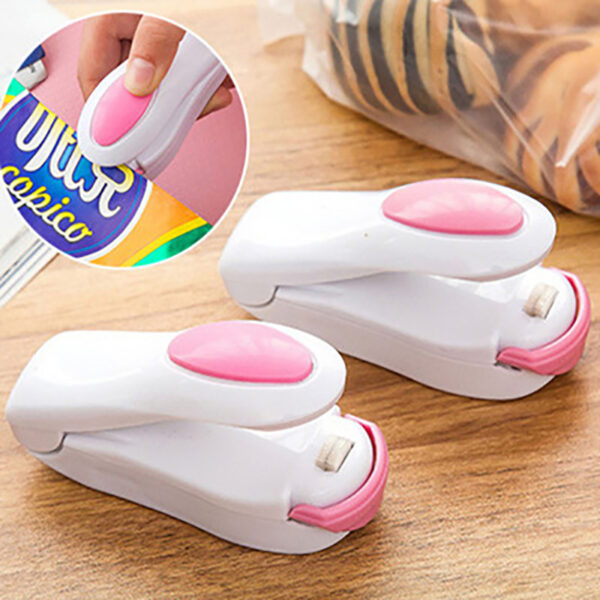 اله تغليف الطعام و اكياس الطعام Mini Portable Food Storage Bag Sealing Machine - Image 2