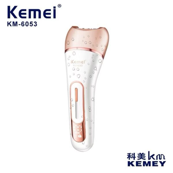 ماكينة كيمي KM-6053 لإزالة الشعر من الجسم والوجه - تقنية متطورة تزيل الشعر من الجذور - Image 3
