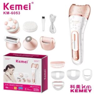 ماكينة كيمي KM-6053 لإزالة الشعر من الجسم والوجه - تقنية متطورة تزيل الشعر من الجذور