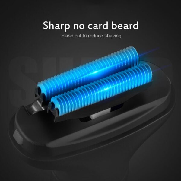 ماكينة حلاقة كيمي 5017 لحلاقة الشعر والذقن بدون ضجيج للصغار والكبار kemei km-5017 Electric Shaver - Image 7