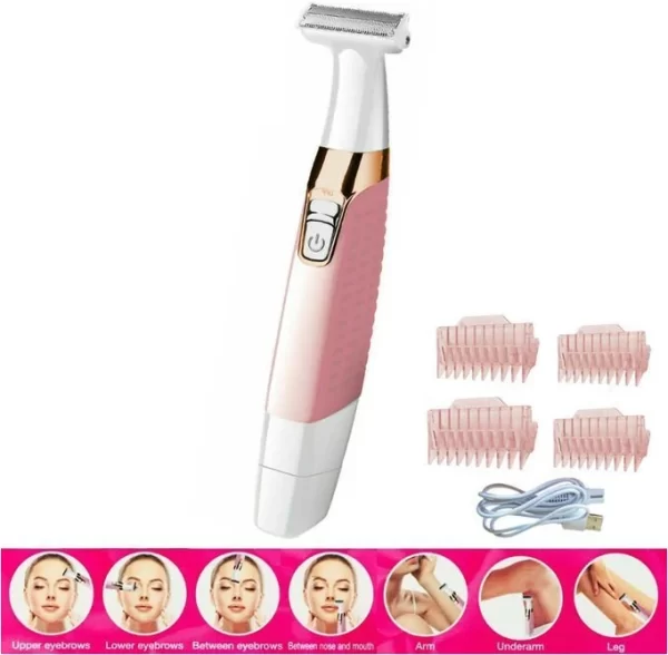 Kemei KM-1900 ماكينة حلاقة كيمي للنساء للجسم والوجه - Image 4
