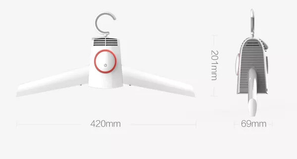 مجفف الملابس الكهربائي 2 في 1 Smart Frog Electric Hanger Rack - Image 9