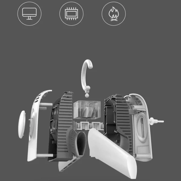 مجفف الملابس الكهربائي 2 في 1 Smart Frog Electric Hanger Rack - Image 7