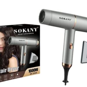 سشوار سوكاني 1600 وات SK-2220 - مجفف شعر سريع وقوي بتقنية تقليل الهيشان