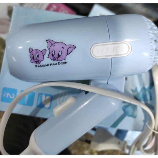 مجفف شعر صغير قابل للطي- 2 سرعة Mini Foldable Hair Dryer - Image 5