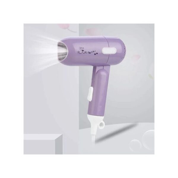 مجفف شعر صغير قابل للطي- 2 سرعة Mini Foldable Hair Dryer - Image 4