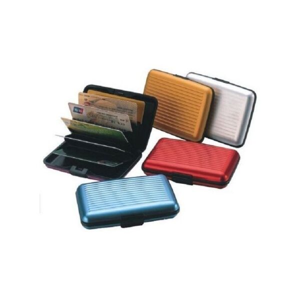 عرض 3 محفظة كروت بلاستيكية خفيف مقاومة للماء للجنسين - Waterproof Metal Wallet - Image 4