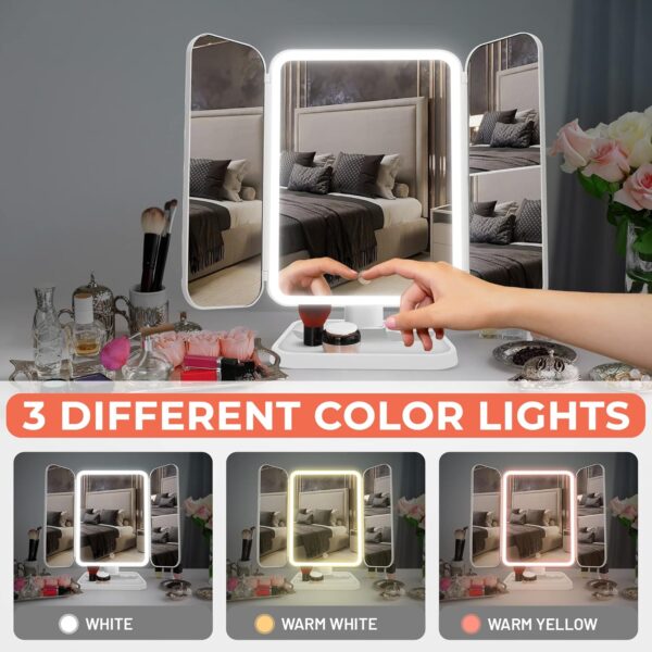 مرايا مضيئة للمكياج  -  تاتش وقابلة للطئ - XR-3300 - Image 3