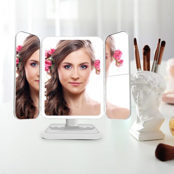 مرايا مضيئة للمكياج  -  تاتش وقابلة للطئ - XR-3300 - Image 4