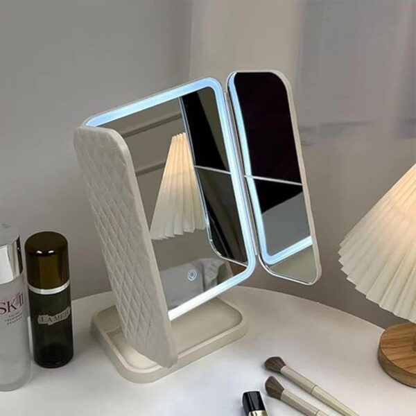 مرايا مضيئة للمكياج  -  تاتش وقابلة للطئ - XR-3300 - Image 2
