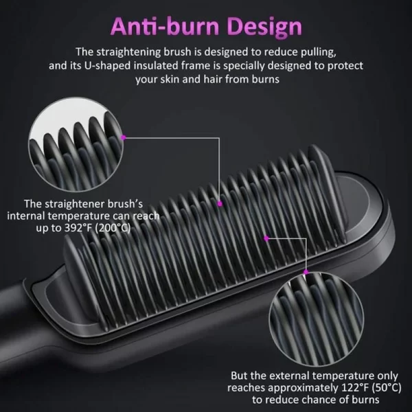 فرشاة فرد الشعر مشط الشعر الحراري راميندونج Ramindong Hair Straightener - Image 11