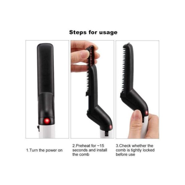 مشط الشعر الحراري للرجال - Beard & Hair Straightener - Image 7
