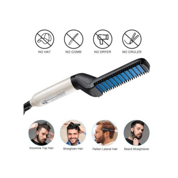 مشط الشعر الحراري للرجال - Beard & Hair Straightener - Image 2